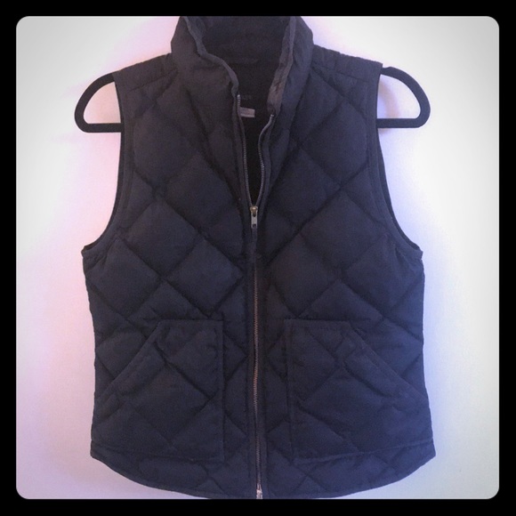 J. Crew Jackets & Blazers - J. Crew Black Vest